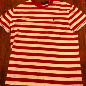 Red Stripes Polo Tee | Men’s M | 2019 Edition